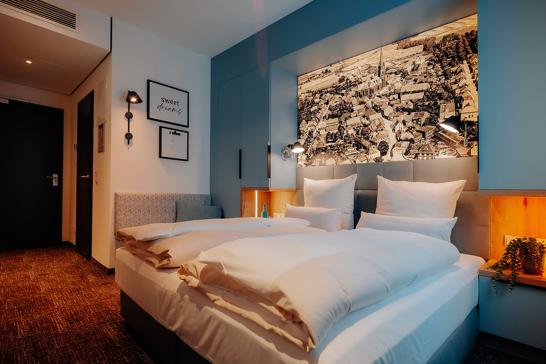 Doppelzimmer Classic im Hotel Stadthöfe Rhede mit gemütlicher Atmosphäre