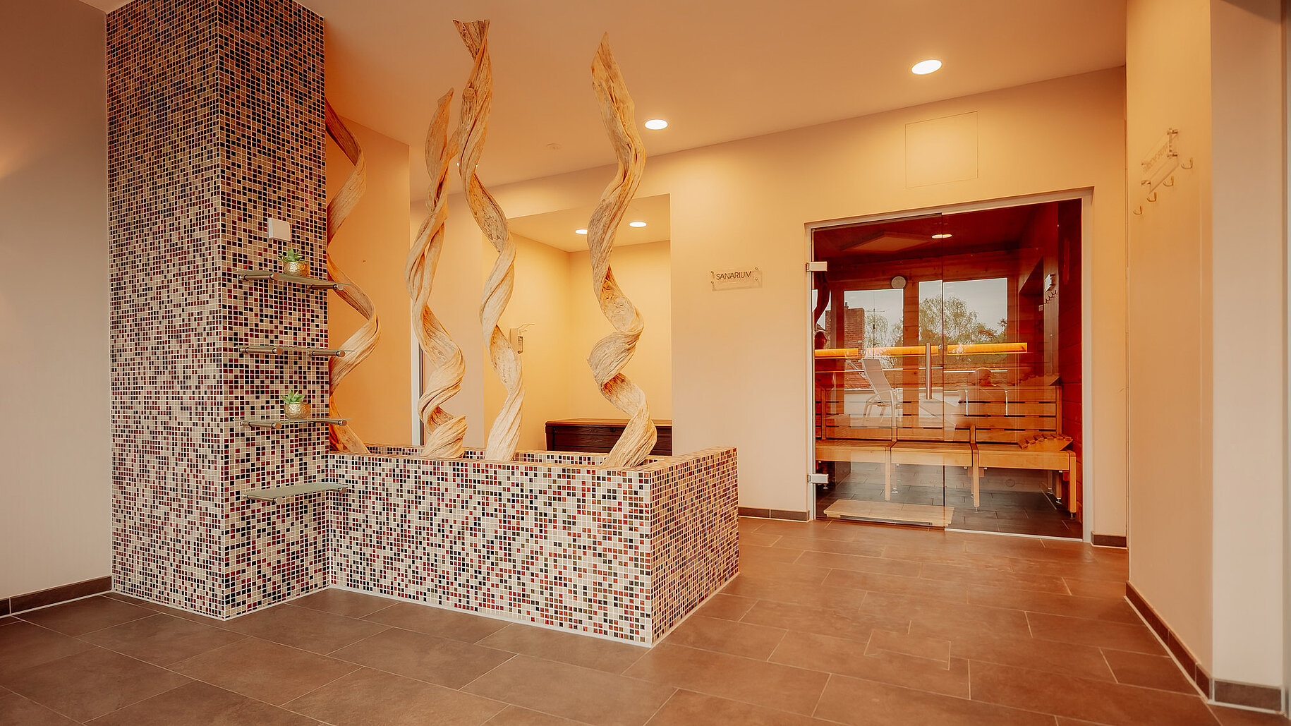 Wellnessbereich mit Sanarium im LOOKEN INN Lingen