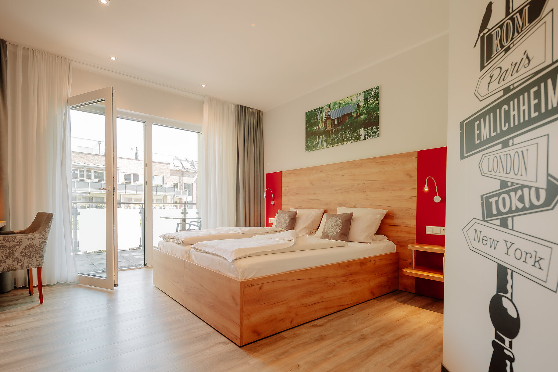 Premium Doppelzimmer mit Balkon im INSIDE Hotel Nordhorn
