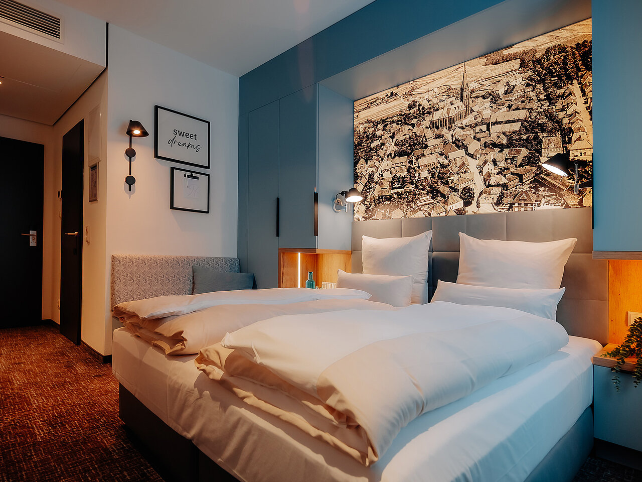 Doppelzimmer Classic im Hotel Stadthöfe Rhede mit gemütlicher Atmosphäre