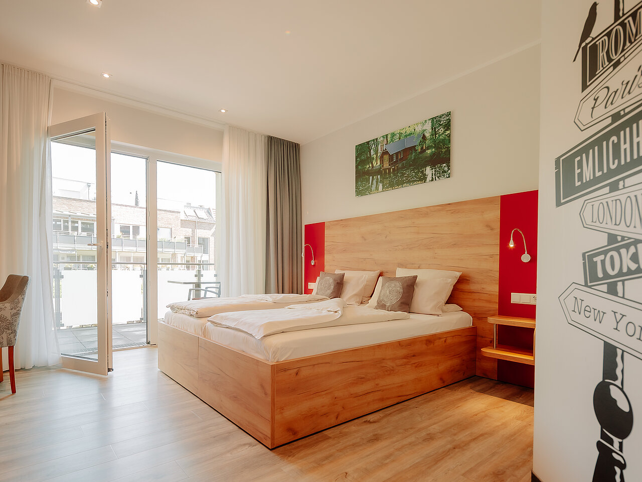 Premium Doppelzimmer mit Balkon im INSIDE Hotel Nordhorn